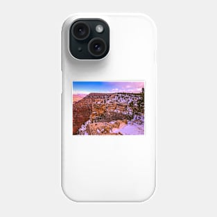 Grand Canyon in the snow Phone Case