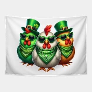 St Patricks Day Trio of Turkeys Tapestry