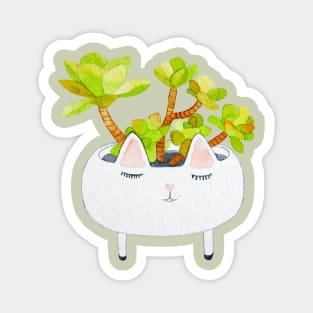 Kawaii succulent Magnet