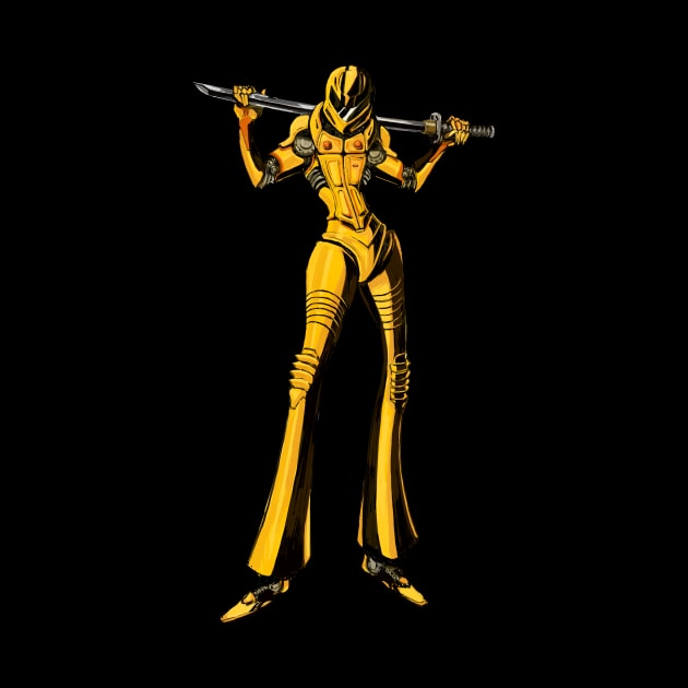 Kill Bill The Bride Beatrix Kiddo Mecha by banditotees