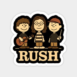 Nostalgic Rush Trio In Peanuts Magnet
