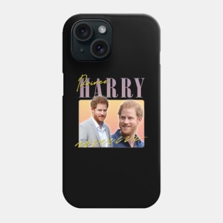 Prince Harry Retro Aesthetic Phone Case