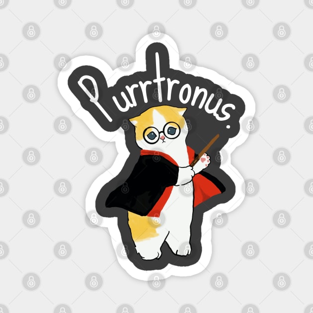 Potter Cat. Purrtronus. Magnet by Yelda