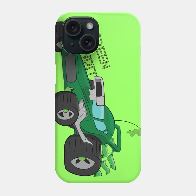 Green Bandit Buggy Phone Case by Dad n Son Designs