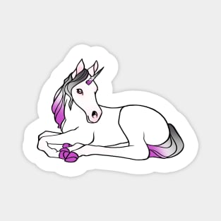 asexual pride unicorn foal Magnet