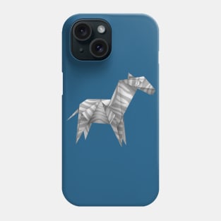 origami zebra Phone Case