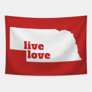 Nebraska - Live Love Nebraska Tapestry