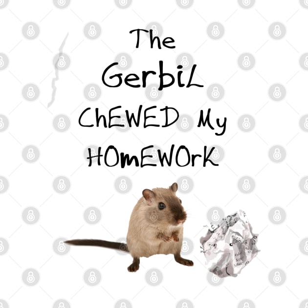 The Gerbil Chewed My Homework by cuteandgeeky