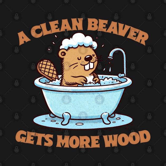 A Clean Beaver Gets More Wood by DankFutura