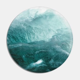Blue Mountains Abstract Waves Pin