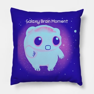 Galaxy Brain Moment Pillow