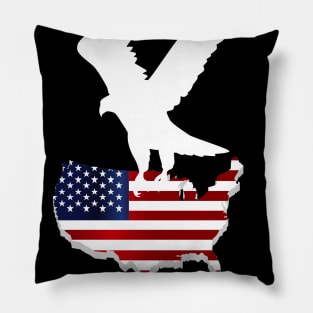 Merica Flying 4th of july american party Gift Edit Pillow