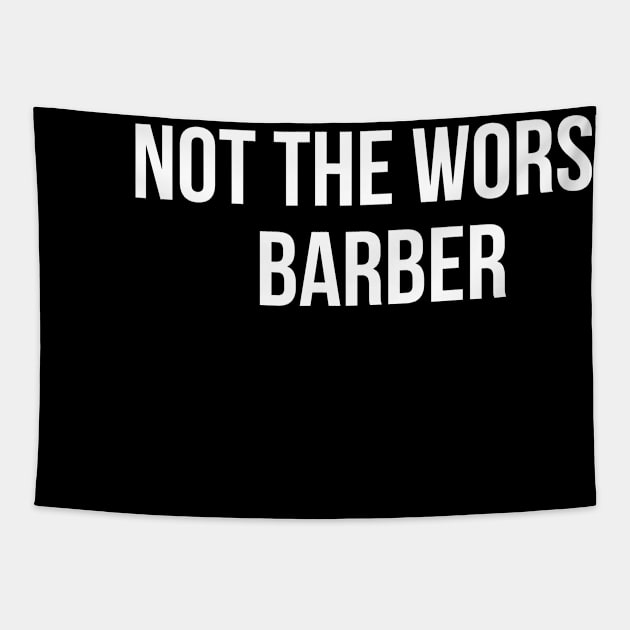 funny barber gift Tapestry by UniqueStyle