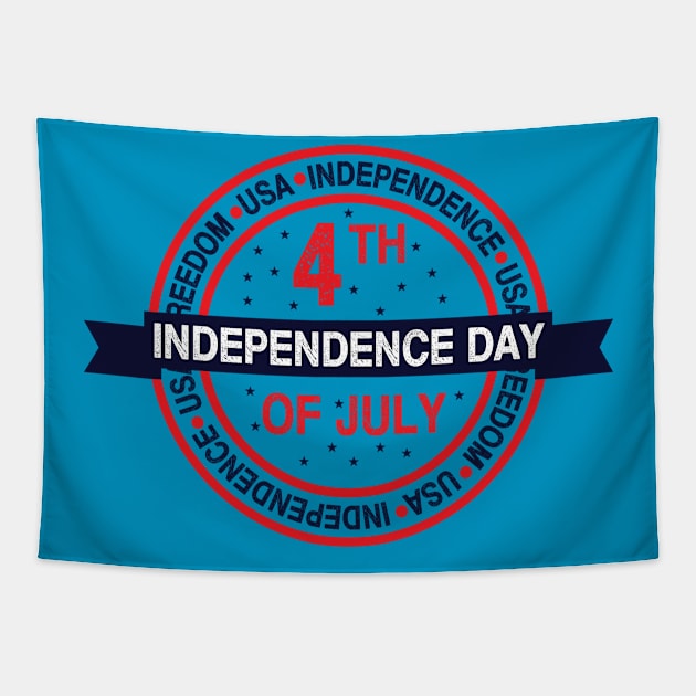 4th of July Independence Day Tapestry by Grenfell Designs