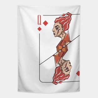 The Queen of diamonds Tapestry