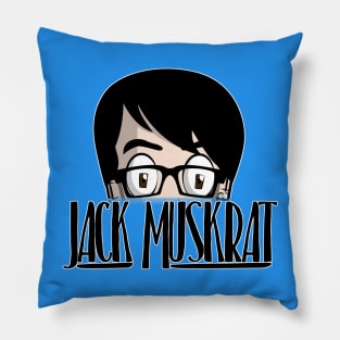 JACK MUSKRAT LOGO Pillow