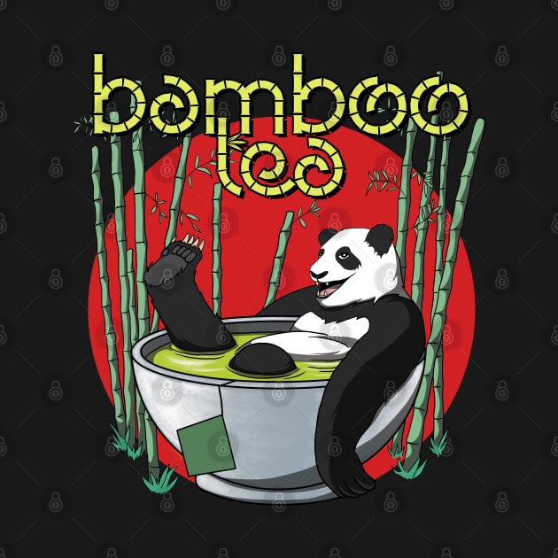 Bamboo Tea Drinker Panda by TMBTM