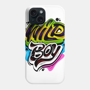 Wild Boy Typography Lettering Phone Case