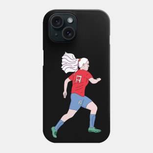 Running Soccer Player Football Phone Case