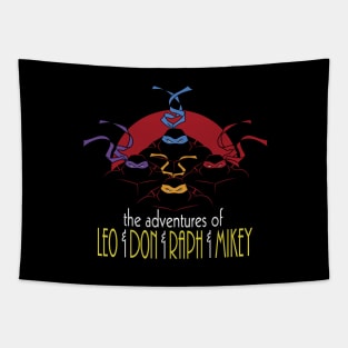 The Adventures of Turtle Brothers Tapestry