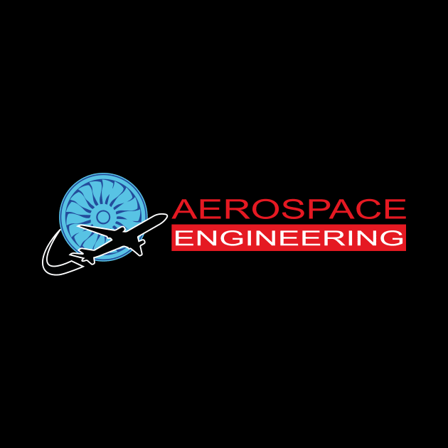 Aerospace engineering text, aircraft engineer logo by PrisDesign99