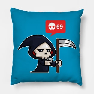 Mini Grim Reaper Pillow