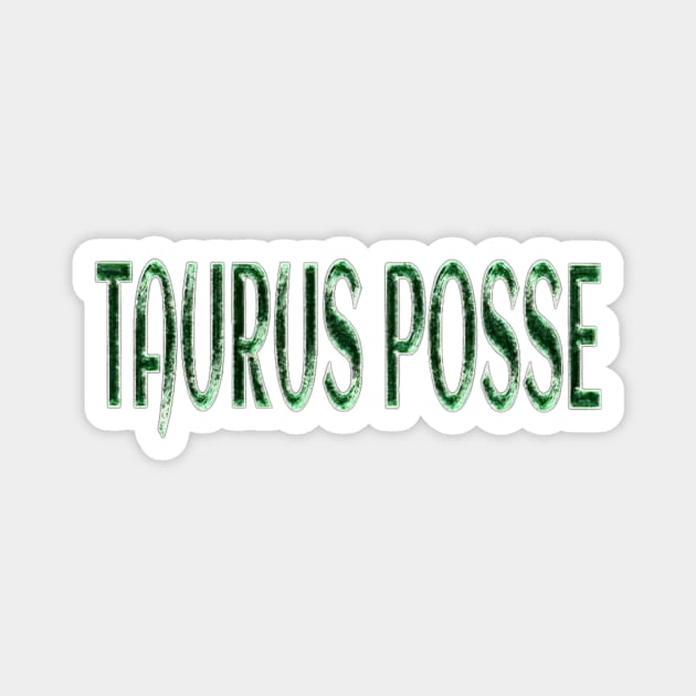 Taurus Posse Plaque - Front Magnet by WarriorGoddessForTheResistance