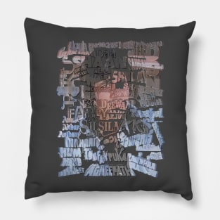Amitabh Collage Pillow