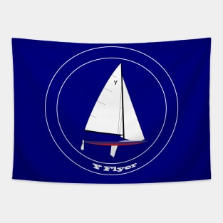 Y Flyer Sailboat Tapestry