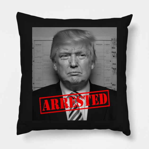 Trump Arrested Pillow by Brianconnor