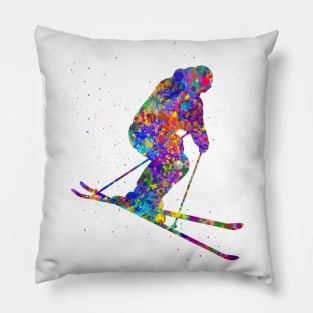 Ski player Pillow