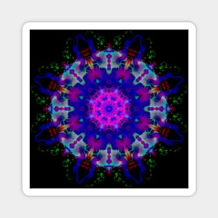 Neon mandala Magnet