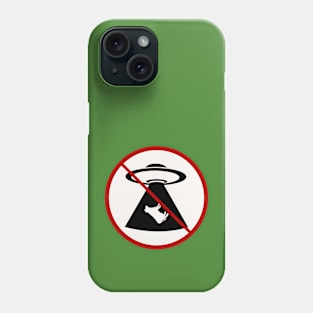 Abduction Free Zone: Protecting Our Bovine Friends Phone Case