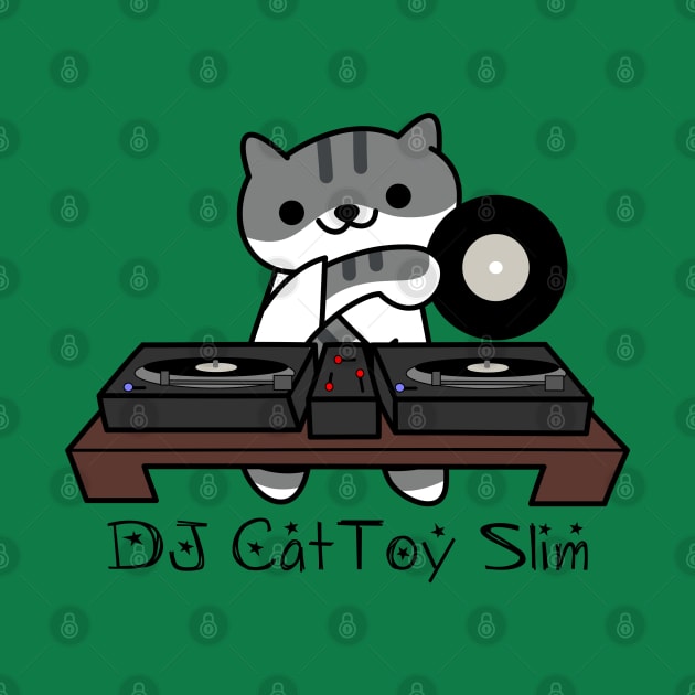 DJ CatToy Slim (Neko Atsume) by The Lemon Stationery & Gift Co