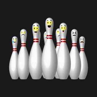 Scared Bowling Pins T-Shirt