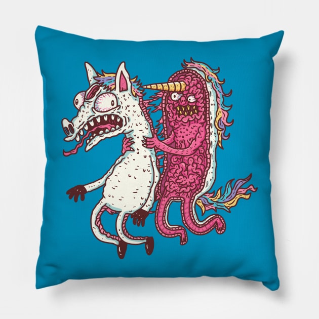 unicorn Pillow by hex