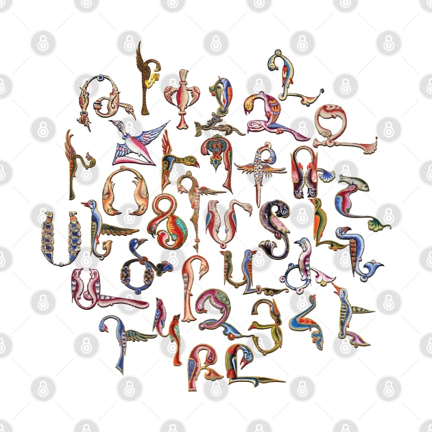 Armenian Birds Alphabet by Peter Awax