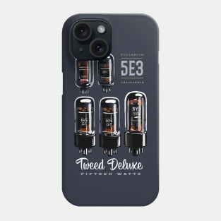 Fender 5E3 tube schematic Phone Case