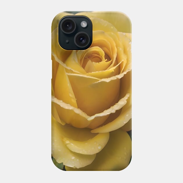 Yellow Rose Phone Case by cmpoetry