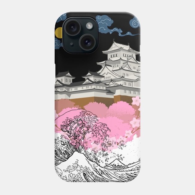 Japanese palace Phone Case by Vera design