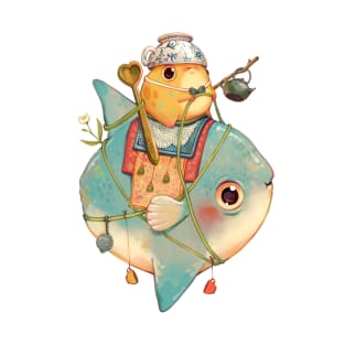 Fish and Frog (Sunfish)