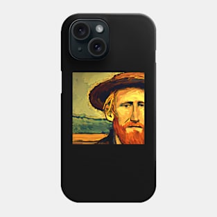 van gogh face vintage Phone Case