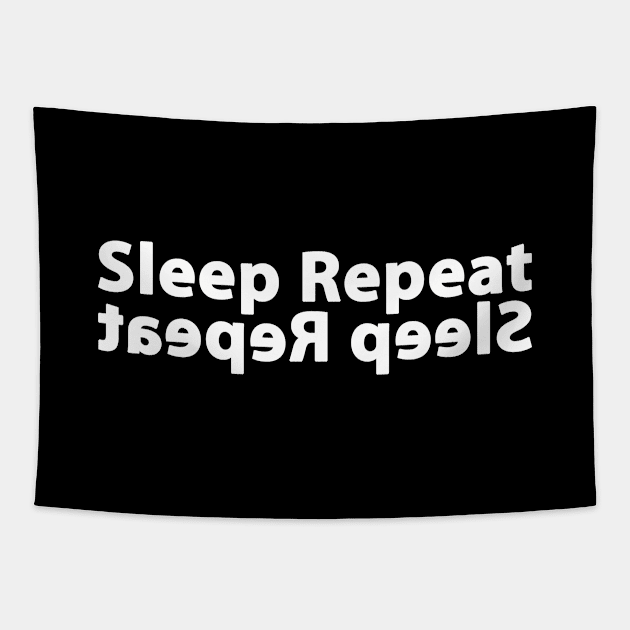 SLEEP REPEAT Tapestry by my attitude merch