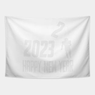 happy new year 2023 American football Tapestry