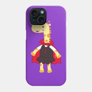 Sunny Giraffe - Vampire costume for Halloween Phone Case