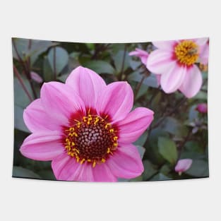 Blue Bayou Anemone Dahlia Tapestry