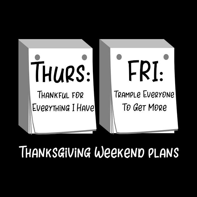 Thanksgiving Vs. Black Friday by SarahBean