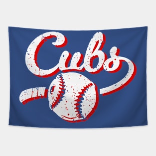 Retro Cubs Tapestry