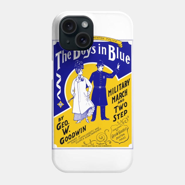 1901 The Boys in Blue Phone Case by historicimage