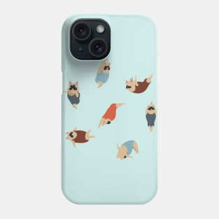 Frenchie Swimmer Phone Case